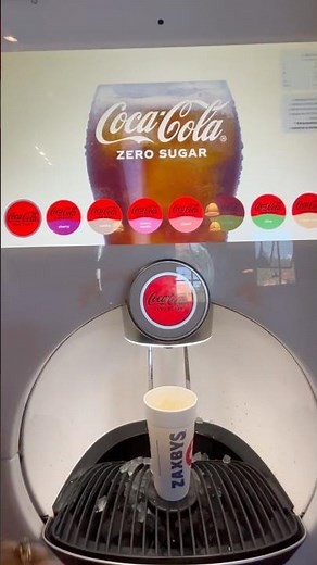 Coca Cola Freestyle Machine. Coke Zero Sugar for Greyson 😩