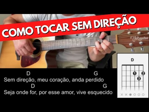 Como Tocar SEM DIREÇÃO (Simplificada) Rick e Renner/Eduardo Costa