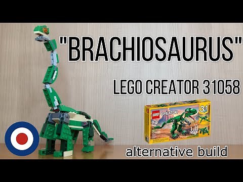 LEGO Creator 31058 Alternative build tutorial ​BRACHIOSAURUS、レゴクリエイター31058をブラキオサウルスに組み替え