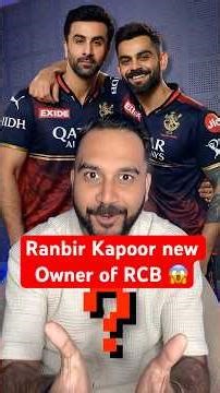 Ranbir Kapoor to become new owner of RCB ? 😱 | Virat Kohli and Ranbir Kapoor RCB | IPL 2026