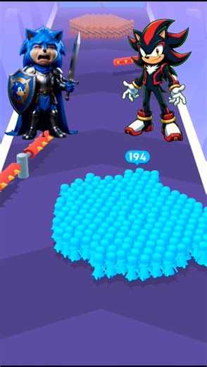 OMG! Sonic vs Sonic Level 43 | Count Master! #gaming #shortsfeed #shorts