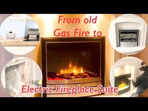 Electric Fireplace Suite Installation