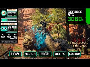 Dragon's Dogma 2 : RTX 3060 Ti - Low, Ultra - 1080p/1440p Benchmark