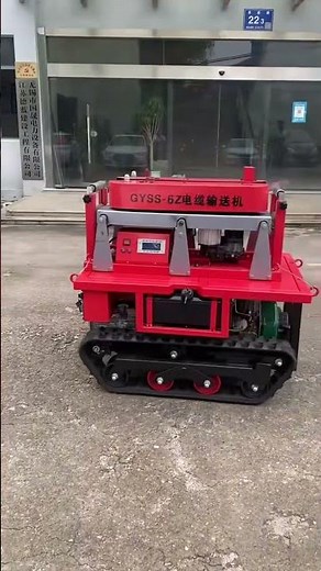 Motorized cable pulling machine cable laying machine