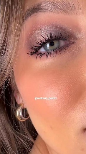 step by step simple makeup tutorial ✨gram for party🔥simple grey eye makeup🩶#shortsfeed #softglamlook