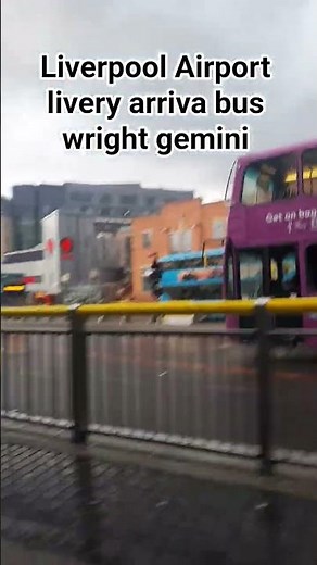 arriva bus gemini liverpool Airport livery at Queens Square