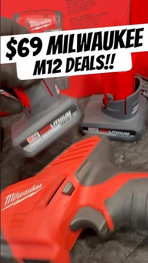 ONLY $69 for Milwaukee M12 High Output Battery, M12 Ratchet or M12 Hackzall Right Now!