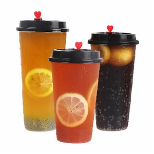 [Hot Item] Disposable Injection Plastic Cup with Custom Logo Lid