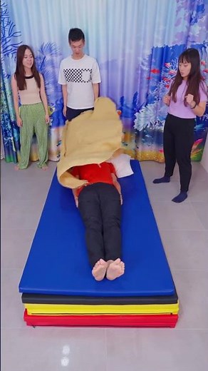 Perfect Blanket Covering Challenge! 2024🛏️💤😆🎉