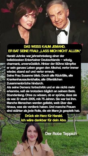 Ganz Deutschland lachte mit ihm. Niemand sah, wie er dabei zerbrach. #derroteteppich #legende