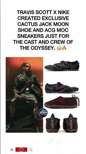 Travis Scott Gifts The Odyssey Cast Exclusive Nike Moon Shoe & ACG Moc 😍 #TravisScott #Nike