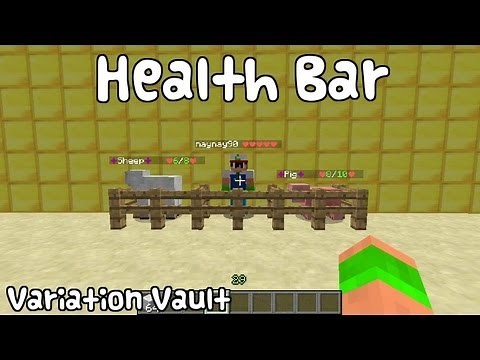 Minecraft Bukkit Plugin - Health Bar - Health on mobs and players - Full config video