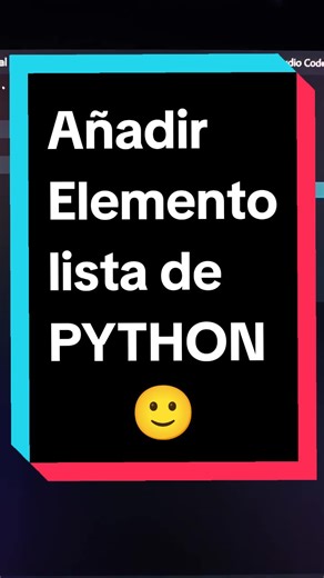 Cómo añadir un elemento a una lista en Python