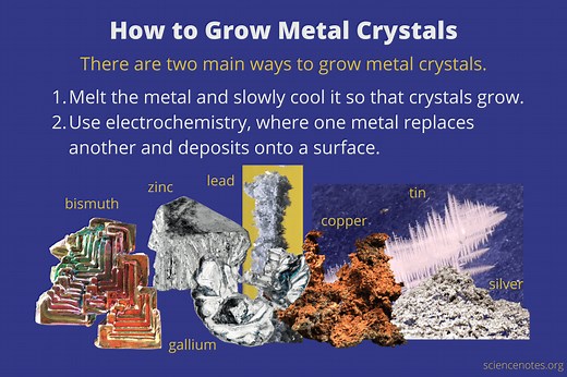 How to Grow Metal Crystals