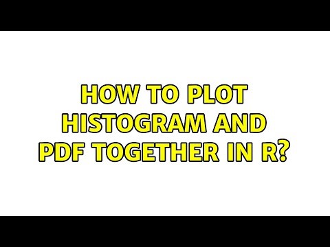 How to plot histogram and pdf together in r? (3 Solutions!!)