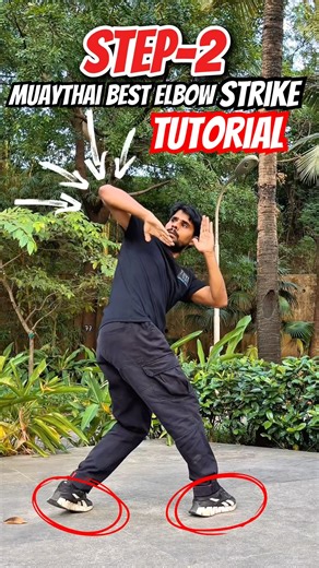 Muaythai best elbow strike tutorial 🥋💥#elbowstrike #trending #viral #mma #ufc #fighter #shorts