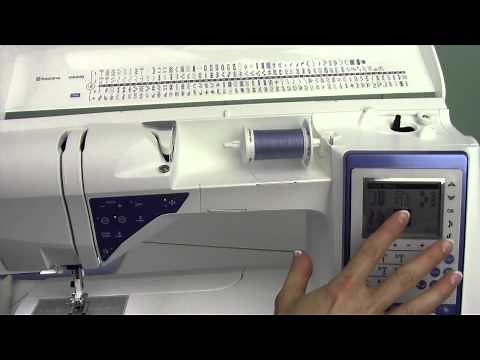 Husqvarna Viking Sapphire 930 09 Selecting Stitches