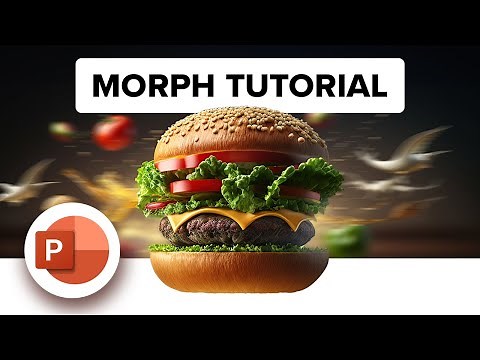 How to Make a ✨ Morph Burger Slide Transition in PowerPoint ▶