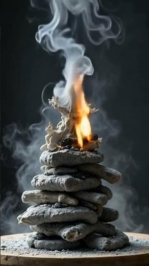 Paper Burns in Reverse