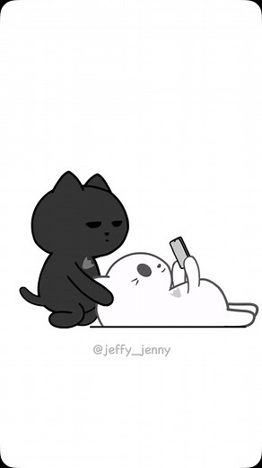Jeffy and Jenny on Instagram: "😘🖤🤍 . . . . . . #Jeffy#Jenny#JeffyJenny#jeffyandjenny#kittens#animation#cartoon#kittylove#animated#catcartoon#animationart#catsofinstagram#cartooncat#kittyanimation#animatedfilm#catlovers#cartoonnetwork#catanimation#cutecats#animatedseries#cartoonkitty#animationlovers#kittenanimation#cartoonlover#catvideos#animationmovie#catlife#cartoonworld#animationdesign#catanimations"