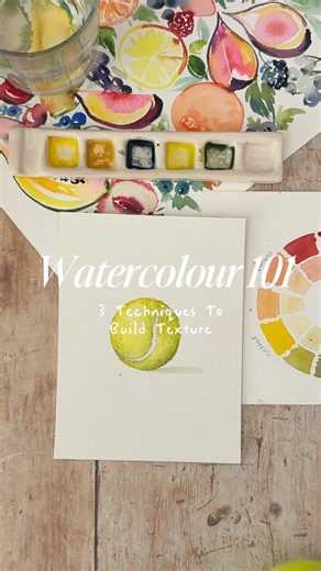 These texture tricks change everything about watercolour #watercolourart #techniques #painting