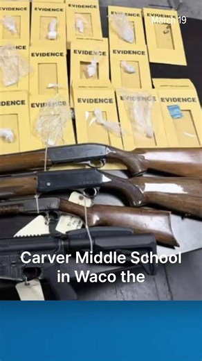 Drugs, guns seized in raid near school in Waco