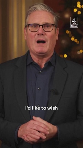 Prime Minister Keir Starmer has shared a Christmas message acknowledging the cost of living pressures facing people across the UK, saying tackling them remains his “priority”. He has also urged Britons to "reach out" to friends, family and neighbours over the festive period, stressing that small gestures can make a real difference to those who are struggling. | Channel 4 News