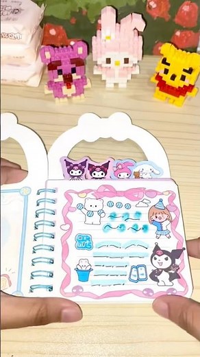 Journaling Sticker Blue Kawaii | Gemes banget 🩵 #cutestickers #kawaiijournaling #stickerjournaling