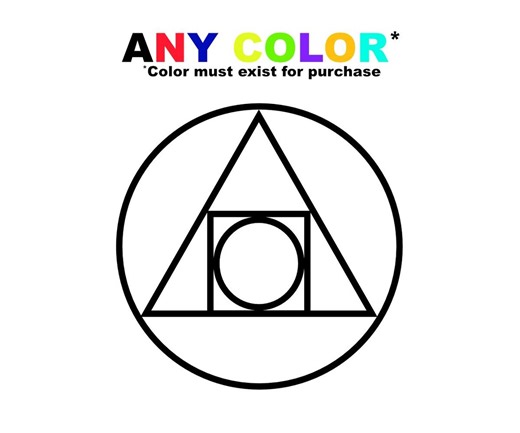 Philosopher’s Stone Symbol Vinyl Decal | Alchemy Symbol Decal | Sacred Geometry Alchemical Sign | Mystical Esoteric Car Window Laptop Decal - Etsy