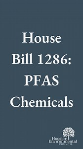 Join HEC at our PFAS Webinar on Tuesday, January 21st, from 11:30 AM to 1:00 PM, co-hosted by the Purdue University Institute for a Sustainable Future. Register at https://ow.ly/Hlje50Uvhs6 to learn more about PFAS implications in Indiana. | Hoosier Environmental Council