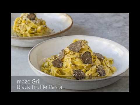 Autumn Black Truffle Pasta - maze Grill