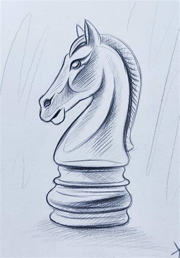 Schachfigur zeichnen lernen: Einfache Anleitung für Anfänger