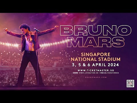 BRUNO MARS LIVE IN SINGAPORE