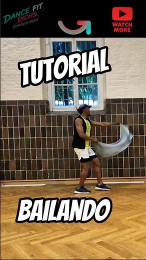 Dancing with Sport Towel 🔥 Bailando Challenge 💃 Easy Dance Workout #Shorts