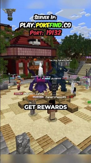 INSANE Christmas Rewards on Pokémon Minecraft!