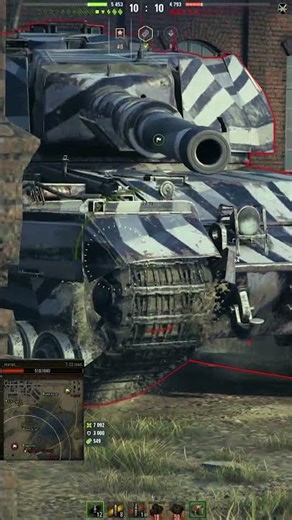 T-22 Medium Video in Ultra HD 4K 🔝 8730 DMG, 8 Kills, 1532 EXP, 3000 Block | World of Tanks #Short 4