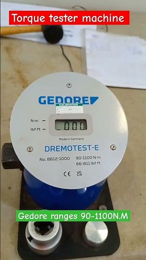 Torque wrench tester device| Gedore| #mechanical