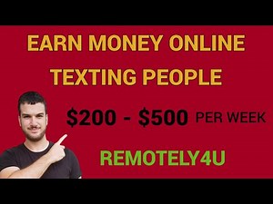 Remotely4u Review - Earn $300 Chatting to People Online - Work From Home Chat Jobs