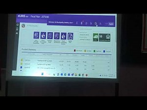 Electronic logistic Management Information System (eLMIS)