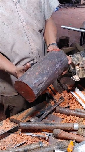 1.1M views · 4.1K reactions | “How I Turned a Simple Red Wood Block Into Elegant Art” | Woodworking art Skill | Facebook