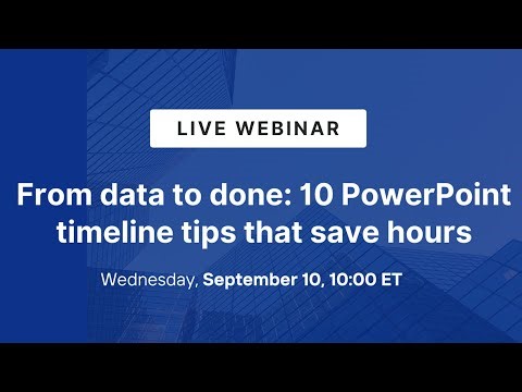 From data to done: 10 PowerPoint timeline tips that save hours
