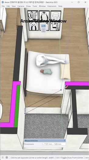 sketchup Ruby_Ansen Sliding Window #architecture #design #sketchup