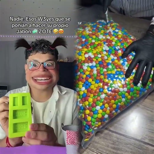 Hice mi propio JABÓN 🧼 ZOTE 😅😭🩷 #shorts