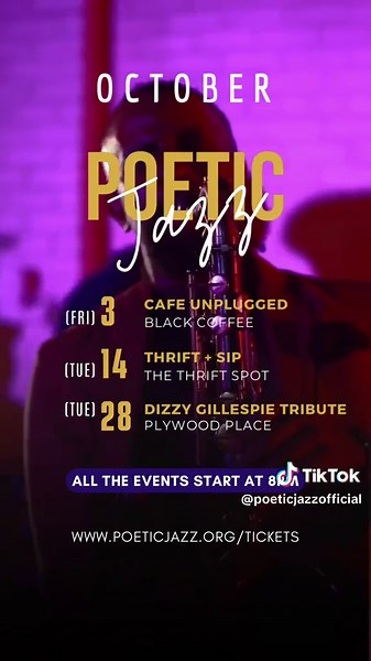 Poetic Jazz Events in October 2023