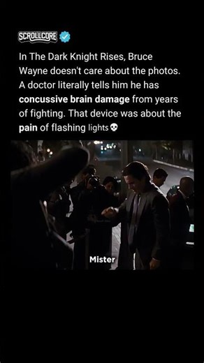 In The Dark Knight Rises (2012), Bruce Wayne doesn't care about the photos.