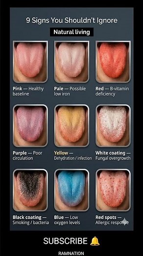 9 Warning Signs Your Tongue Shows About Your Health 😳 | Don’t Ignore This!