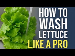 How to Wash Lettuce from the High Desert Farmers Market & Big Bear Farmers Market | Quick/Easy Guide