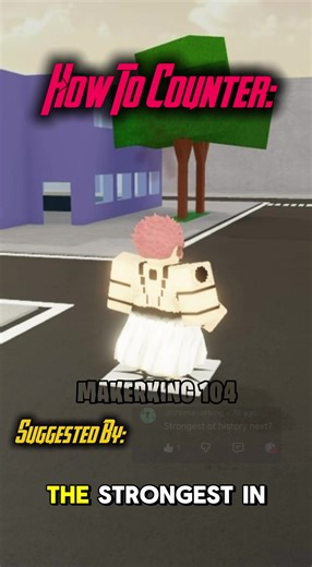 how to counter heian sukuna #jujutsushenanigans #jjs #jujutsu #shenanigans #roblox