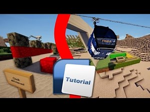 Minecraft funktionierende SEILBAHN Datapack Tutorial (1.14+) | Build your own Cable-Car!