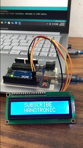 How to Use I2C LCD Display with Arduino | Easy Tutorial #diyelectronics #arduinoboard #arduinonano